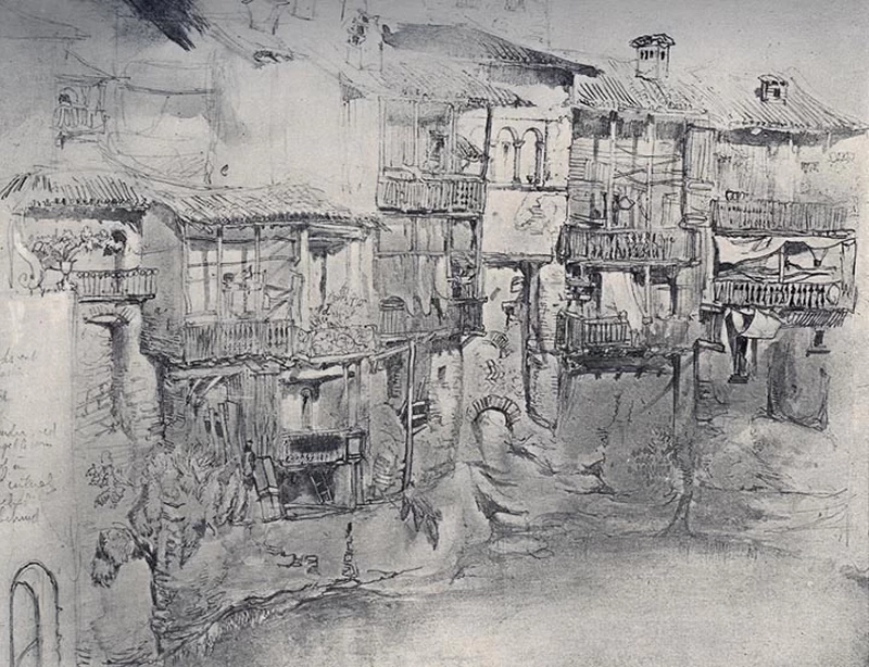 Un villaggio italiano, 1845
